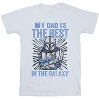 disney camiseta mandalorian best dad para hombre