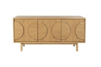 Aparador de madera con 3 puertas l120