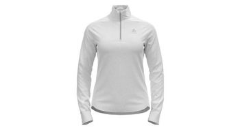Jersey odlo berra 1 2 cremallera blanco mujer