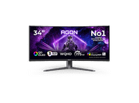 monitor gaming - aoc ag346ucd 34 wqhd 175hz 003ms gtg oled curvo altavoces integrados adaptive sync vesa certified displayhdrr true black400