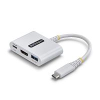 adaptador multipuerto usb-c a hdmi startechcom 168w-usbc-multiport 140w pd