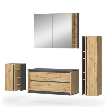 Conjunto De Muebles De Baño Edelin 4 Partes Vicco