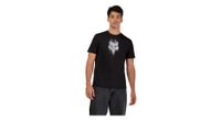 camiseta fox bark tech para hombre negra