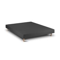 base de cama de madera 15 negro  conica 200 x 90 cm