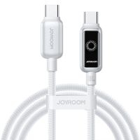 joyroom s-a55 6a 100w tipo c a tipo c cable ai de apagado carga rapida pd30 transmision de datos linea de nucleo de