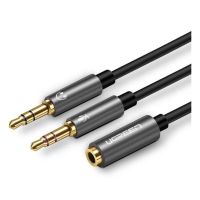 divisor de audio ugreen 35mm mini jack macho a hembra 028 m