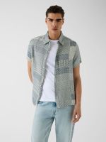 camisa jacquard