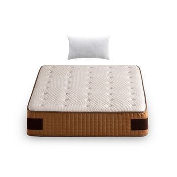 Colchón Viscoelástico, Premium 90x190 Altura 32 Cm Con Almohada Fibra De 90, Phantasus