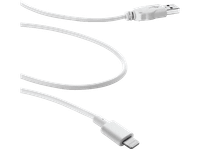adaptador usb para iphone - cellularline lightning 120 cm blanco