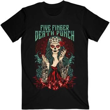 Five Finger Death Punch Camiseta manga larga Lady Muerta para mujer