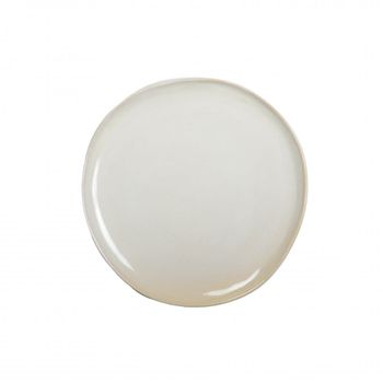 Plato llano blanco
