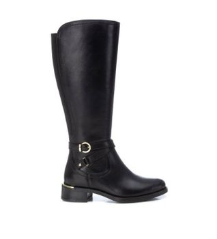 Carmela para mujer. 16202001-NEGRO Botas de Piel 162020 negro (36), 3 a 5cm, Cremallera, Casual