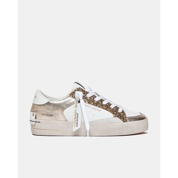 Crime London Deportivas Moda SK8 DELUXE 27107PP6-PLATINUM GLAM para mujer