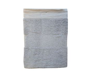 Toalla algodón victoria 50x100cm color plata