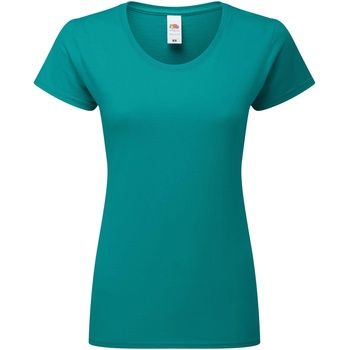 Fruit Of The Loom Camiseta Iconic Premium para mujer