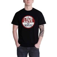 the beatles camiseta manga larga i love para mujer
