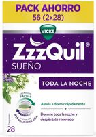 zzzquil sueno toda la noche con melatonina 2x28 comprimidos