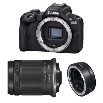 Cámara Mirrorless Canon EOS R50 24.2MP RF-S 18-150mm IS STM WiFi Bluetooth