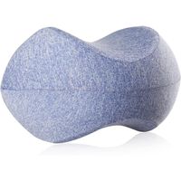 almohada de rodillas para dormir de lado con nucleo de espuma viscoelastica de rebote lento diseno contorneado 26  20  15 cm cojin de espuma efecto memoria para alivio de la ciatica portatil y