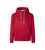 pepe jeans para hombre pm5800009 sudadera macbeth plain rojo m casual algodon