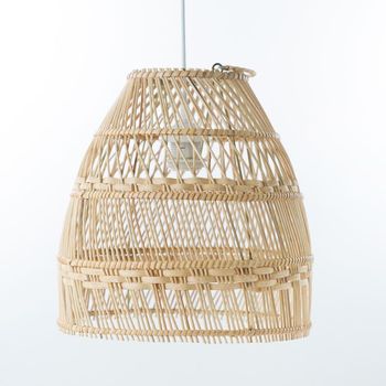 Lámpara de techo de ratán d.30 cm