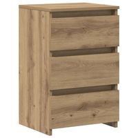 mesitas noche 2uds madera ingenieria roble artisan 40x35x625cm vidaxl