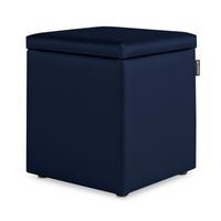 puff cubo arcon polipiel marino pack 2 unidades