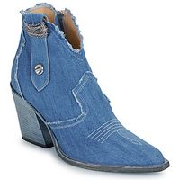 fruit botines 8575-944-cuoio-grezzo-jeans-lavato para mujer