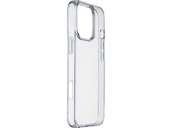 Funda móvil - CellularLine, Apple iPhone 16 PRO, TPU, Trasera, Transparente