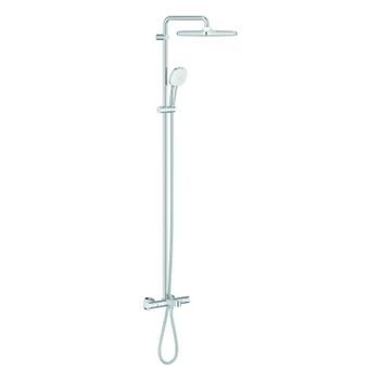 Sistema De Ducha Con Termostato Para Baño Ducha Grohe Tempesta System 250 Cube Chrome, 26691001
