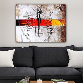 Pintura Decorativa Lienzo 1114209266_70100 Multicolor 70x100 Cm