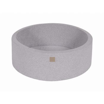Meowbaby Piscina Sin Bolas, Round Seca Para Niños, Gris Claro, 90x30cm