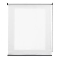 estor traslucido premium estor enrollable decorativo con acabados metalicos blanco 160 x 180 cm