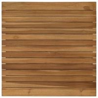 encimera 60 x 60 x 35 cm cuadrado madera de teca maciza vidaxl