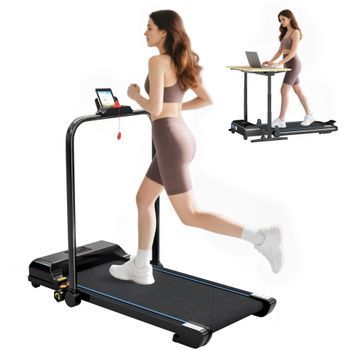Cinta de Correr Plegable 2 en 1 WELLTIN A90-367V90BU - Negra
