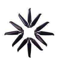2 pares de helices plegables gemfan 8041f 8041 de 8 pulgadas de fibra de vidrio y nailon de 3 palas  2 palas con orific