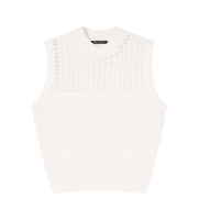 ax armani exchange para mujer xw001906af21574u1003 top de punto fino blanco l casual algodon