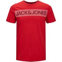 jack  jones camiseta 12255501 jwhcorp logo tee ss o-neck jnr true red para nino