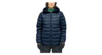 capucha de plumon haglofs roc flash azul para mujer