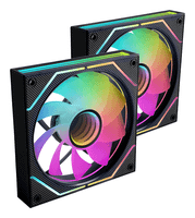 kit 2xventilador interno argb mars gaming mf3dprox2r negro 120mm argb 360 pwm aspas invertidas