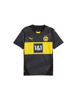 Camiseta Puma Réplica Visitante Borussia Dortmund 24/25 Away Hombre Gris/Amarillo