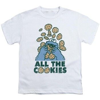 Sesame Street Tops y Camisetas All The Cookies para niña