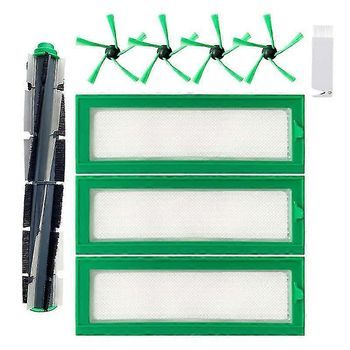 Cepillo Principal, Filtro De Polvo, Cepillo Lateral, Filtros Hepa Compatibles Con Kobold Vr200 Vr300, Cepillos Para Aspiradoras +
