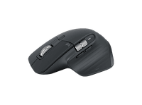 raton inalambrico - logitech mx master 3se inalambrico 8000ppp bluetooth multidispositivo clics silenciosos carga rapida personalizable negro