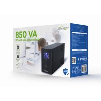sai gembird 850va bateria vrla 20 minutos onda sinusoidal modificada lcd proteccion completa