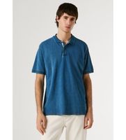 pepe jeans para hombre pm5400077 polo callum azul m casual algodon manga corta