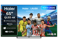 tv qled 65 - haier s80g series h65s80gux 4k hdr10 google tv ai picture quality gaming 120hz negro