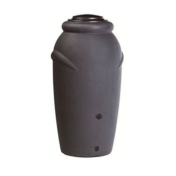 Barril Agua Lluvia 210l Aquacan Baby Plástico Antracita 59,6x56x118,3 Cm
