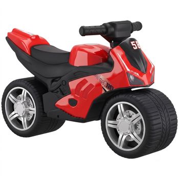 AIYAPLAY Bicicleta de Equilibrio sin Pedales con Música para Niños de 18 a 36 Meses Rojo   Aosom España