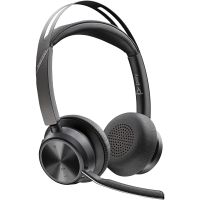 poly voyager focus 2 auriculares estereo usb-c negros